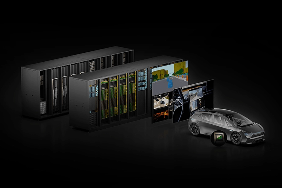 NVIDIA DRIVE end-to-end AI platform powering autonomous vehicles and intelligent ADAS systems