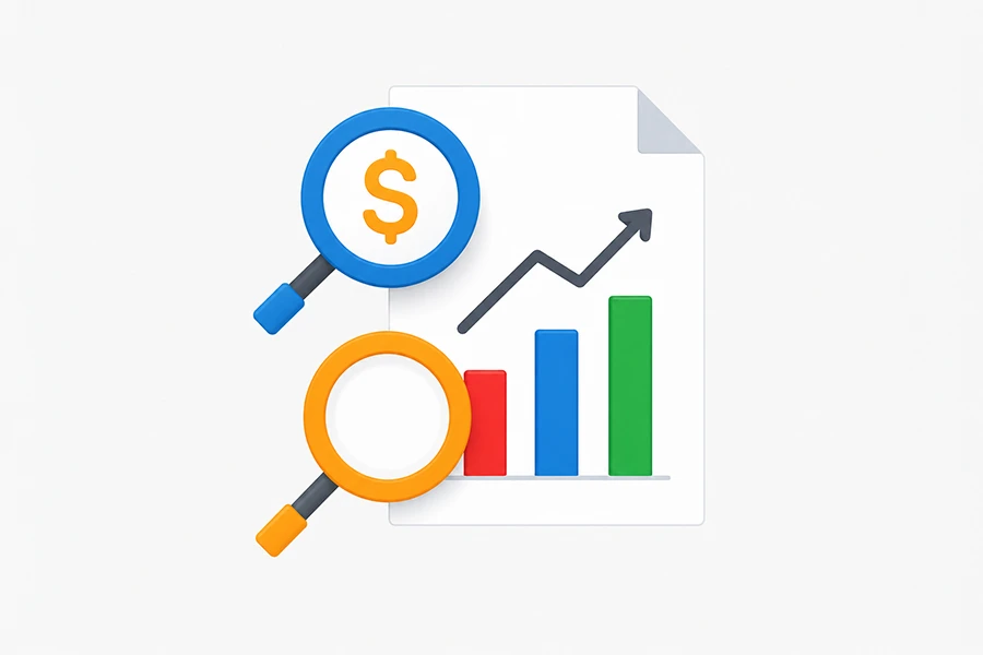 Financial documents being reviewed as part of an AI-assisted due diligence process