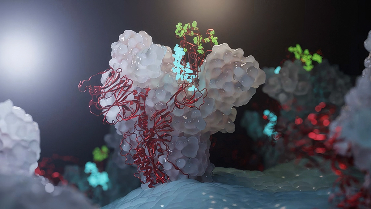 Pharmaceutical scientist evaluating molecular candidates for AI-assisted drug discovery