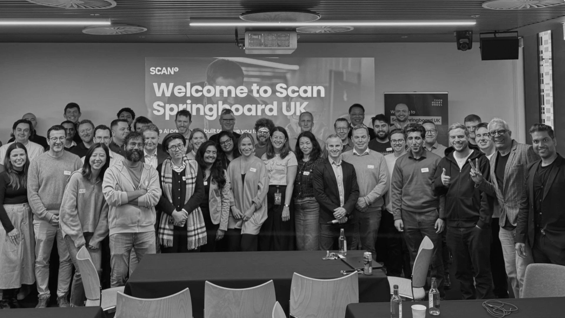 Scan Springboard community members at a UK event