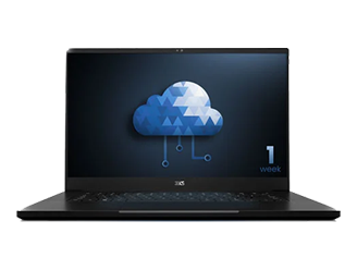 Laptop displaying Scan 3XS Cloud Workstation interface