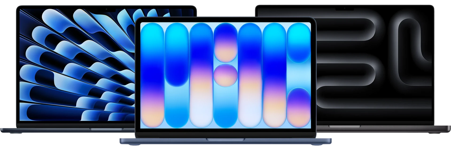 Full Apple MacBook range including MacBook Neo, Air 13-inch, Air 15-inch, Pro 14-inch and Pro 16-inch models