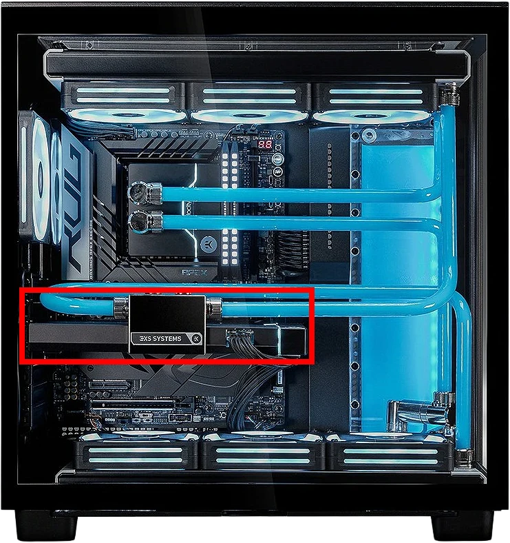 Horizontal graphics card mount
