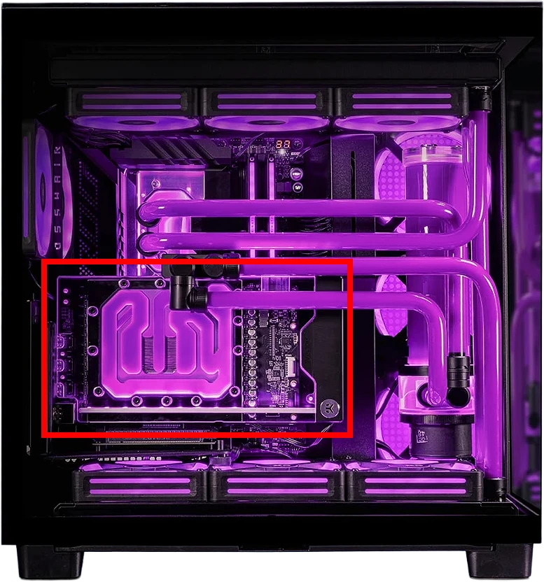 Vertical graphics card mount