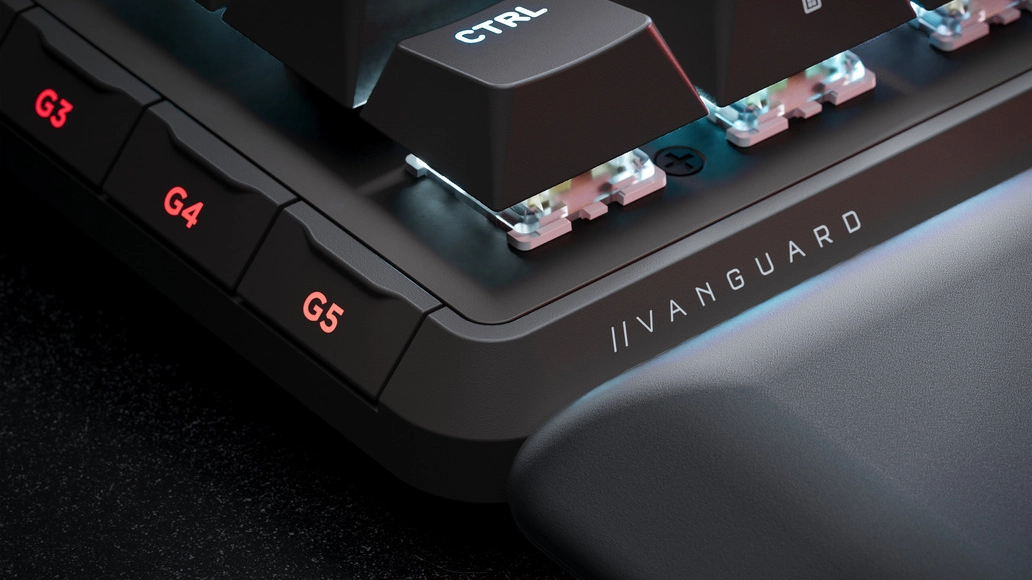 Gaming keyboard macro keys