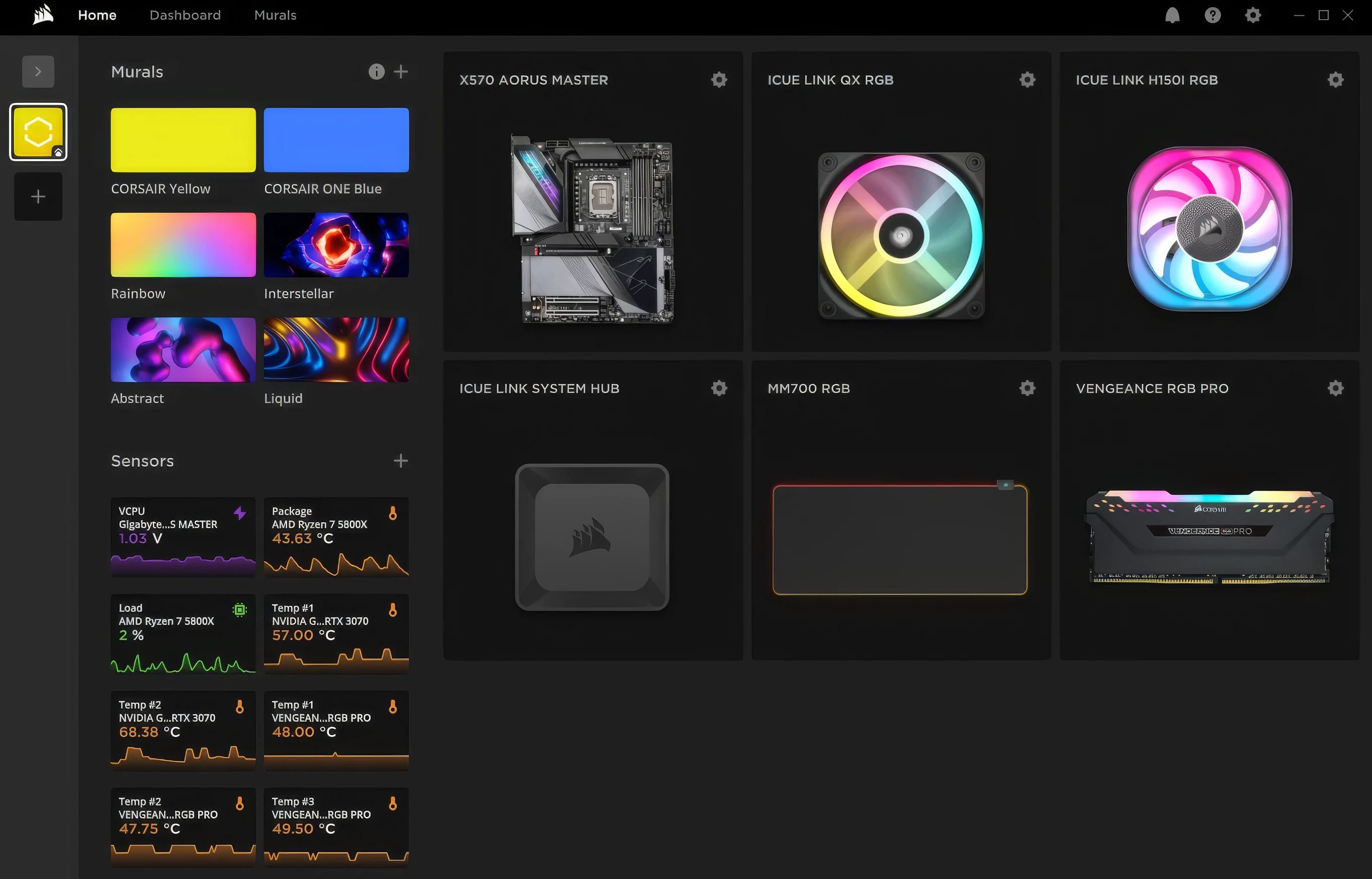 Corsair iCUE Software
