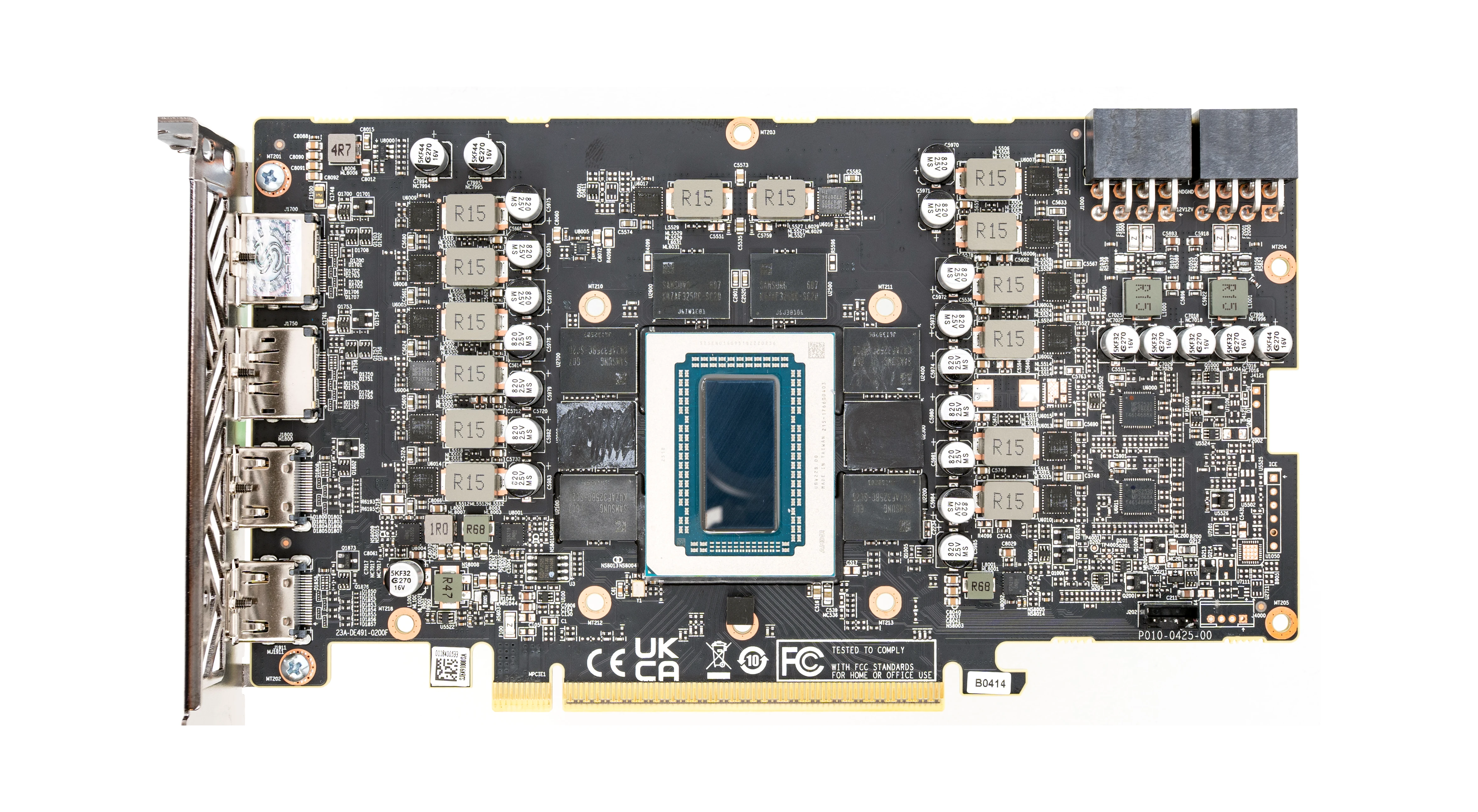 Graphics card with fixed video memory
