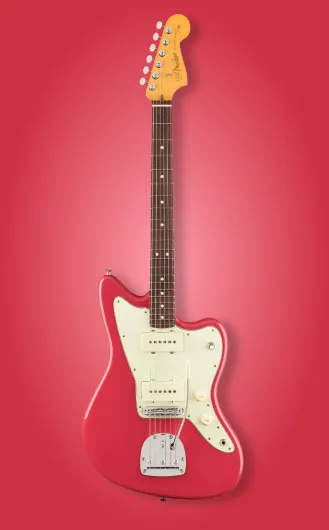 Offset body electric guitar