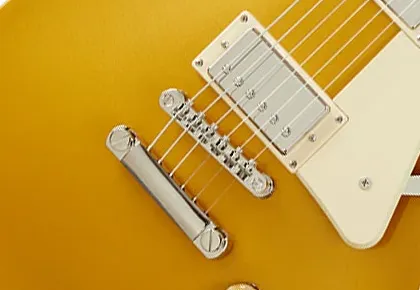 Fixed bridge on an electric guitar