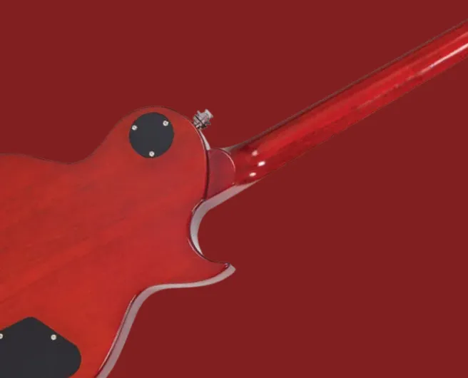 Diagram showing set neck construction