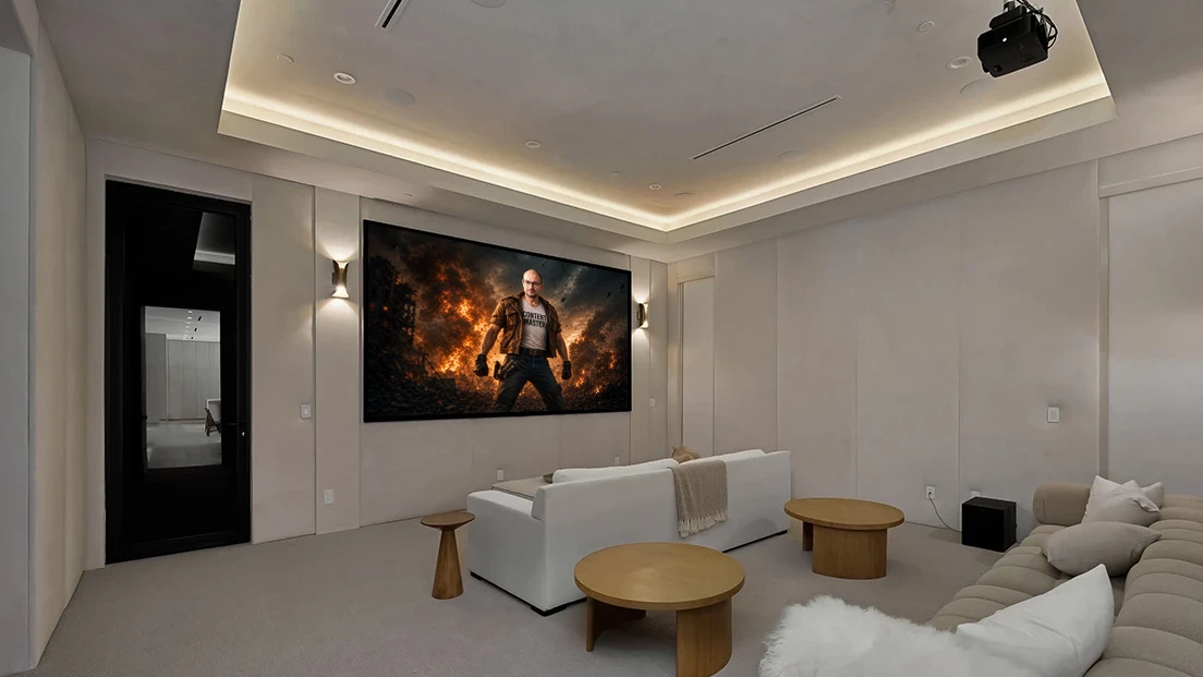 Projector used for TV and home cinema