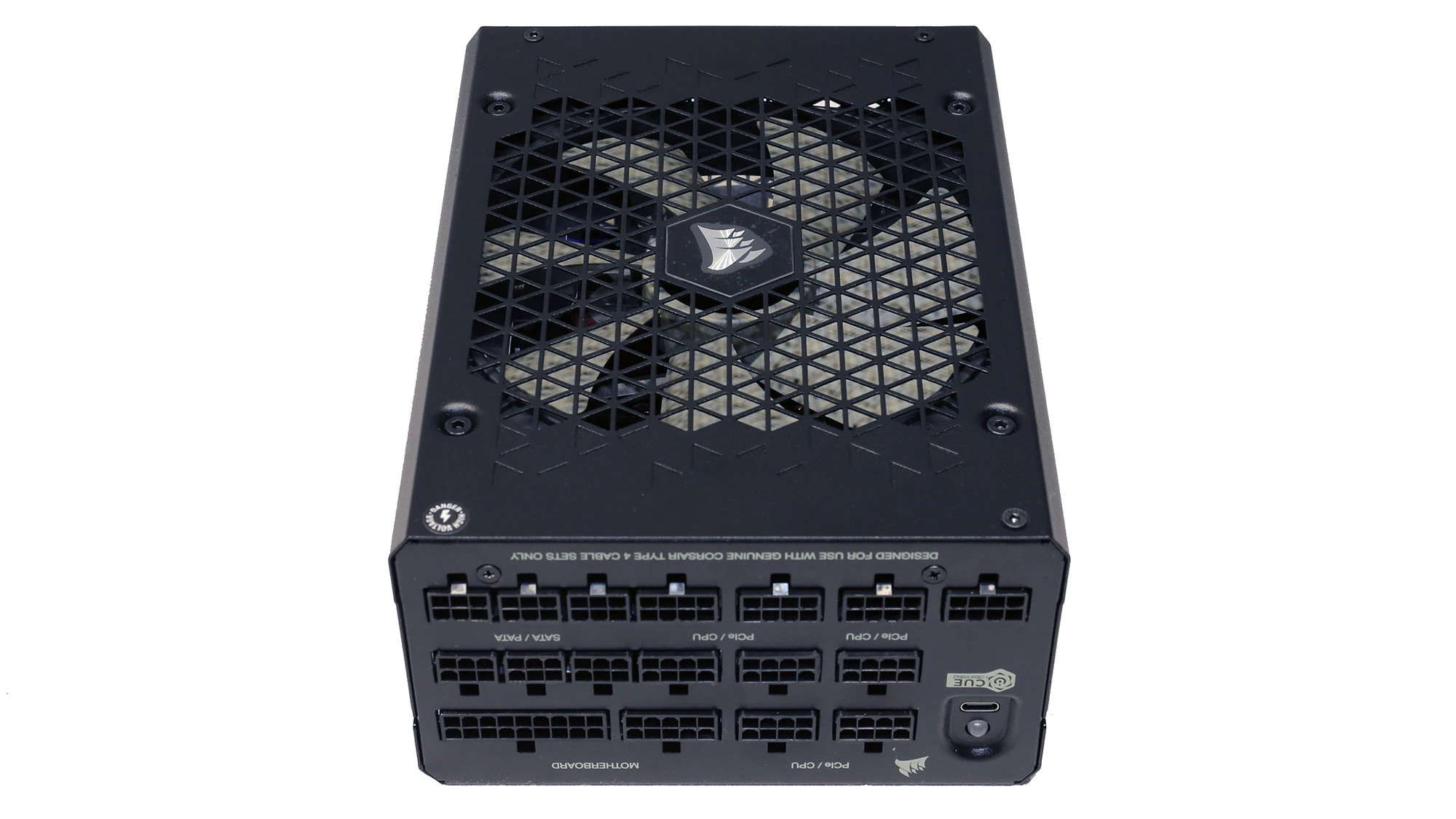 Fully modular Corsair PSU with detachable cable sockets