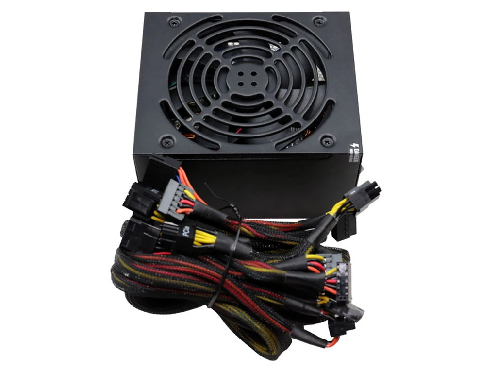 Non-modular PSU with all power cables permanently attached