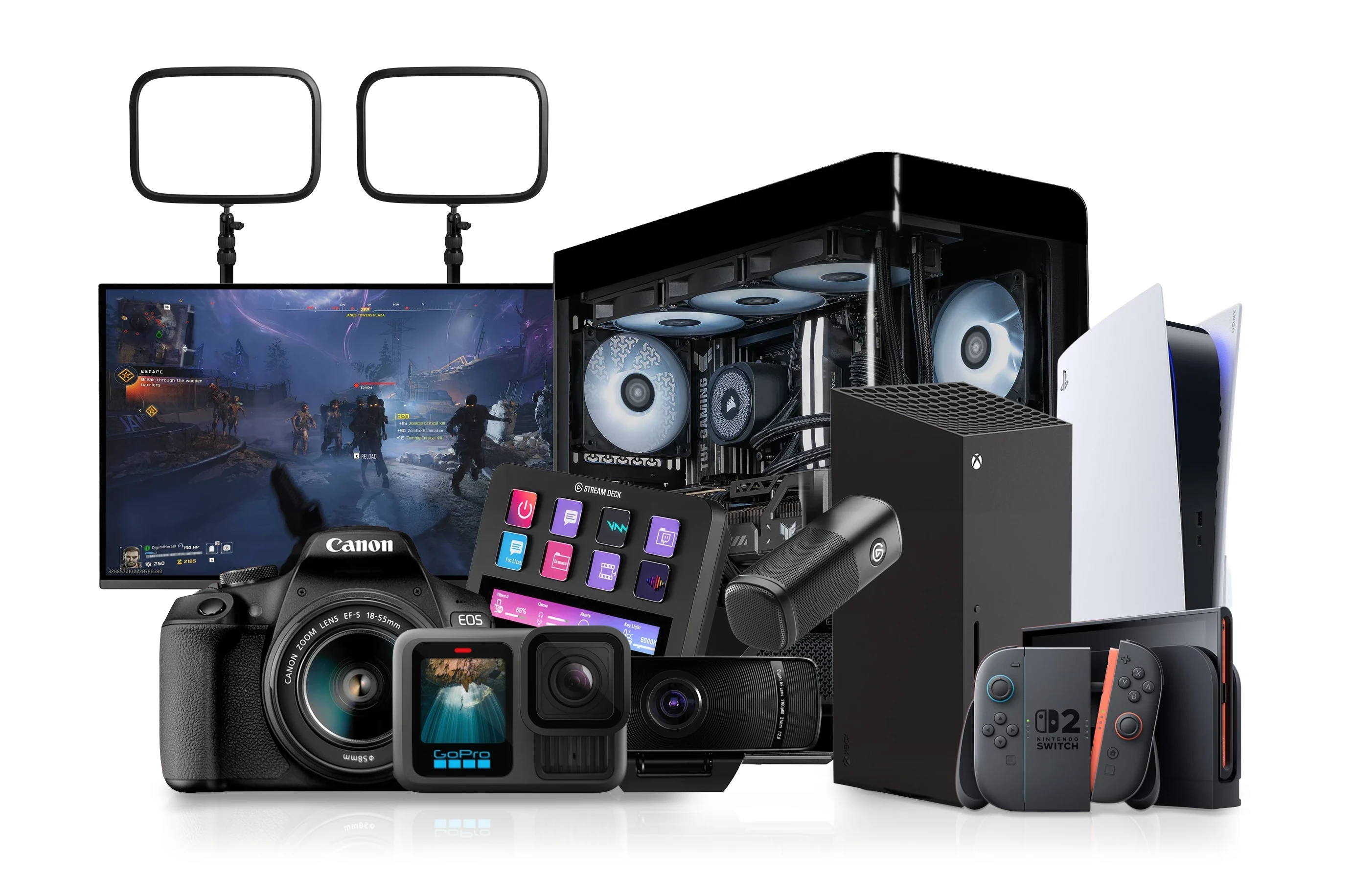 Streaming setup products