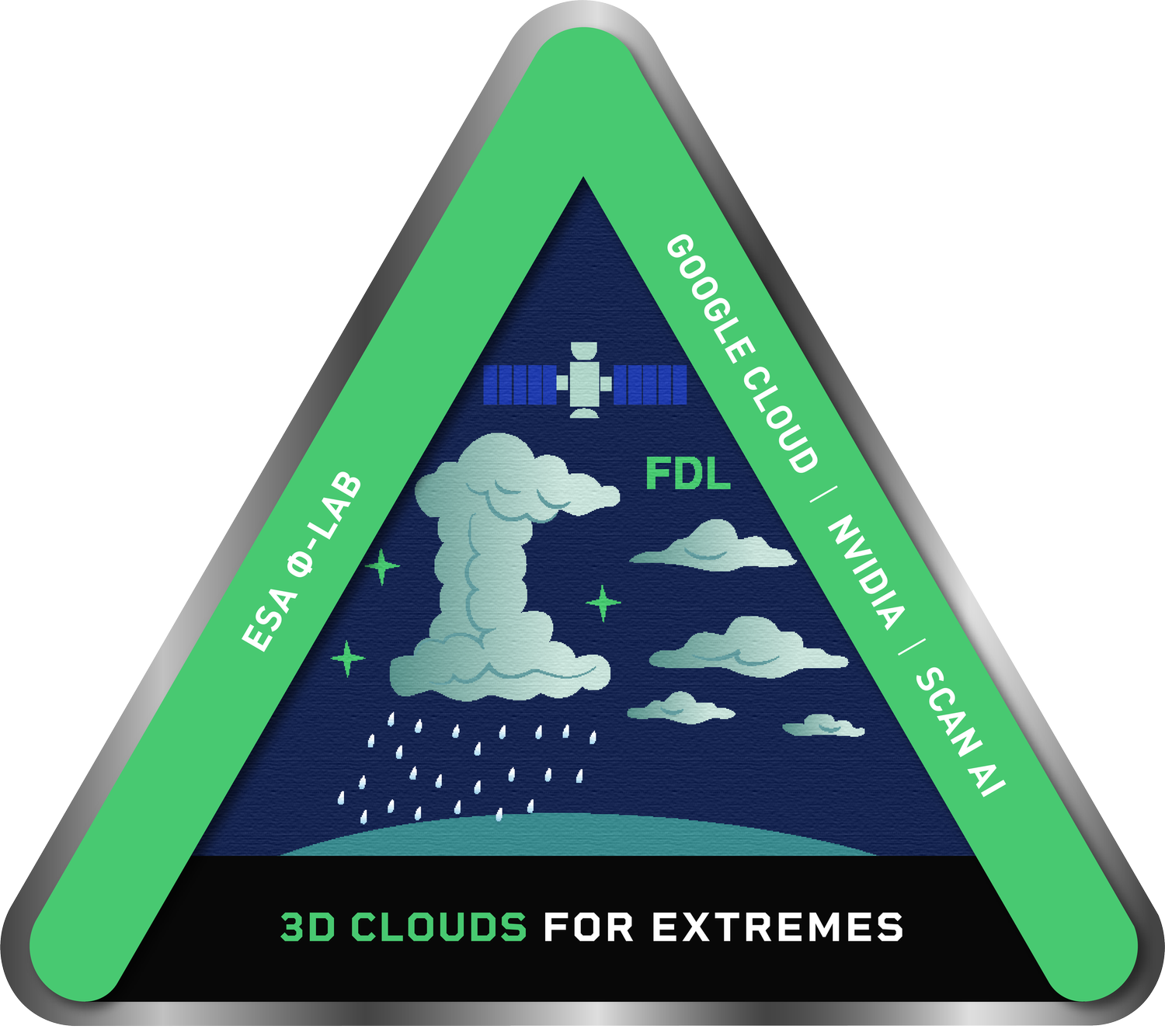 ESL 2025 3D Clouds for Climate Extremes project badge