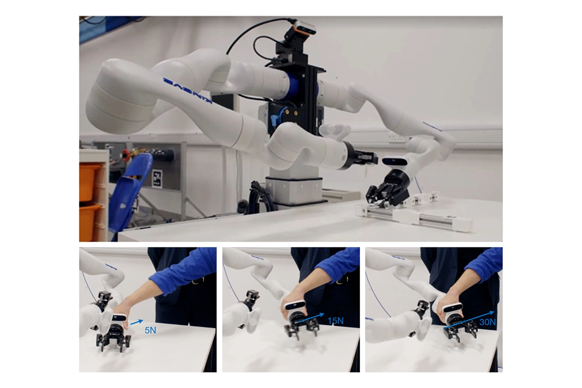 Dual-arm compliant control system demonstration