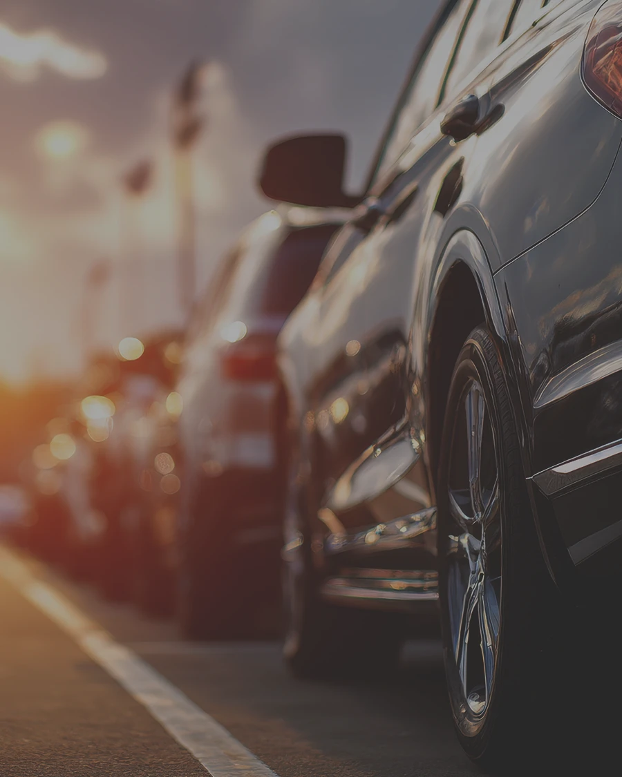 cars parked in car park