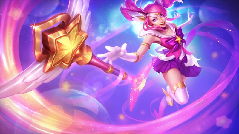 League of Legends playing with LUX