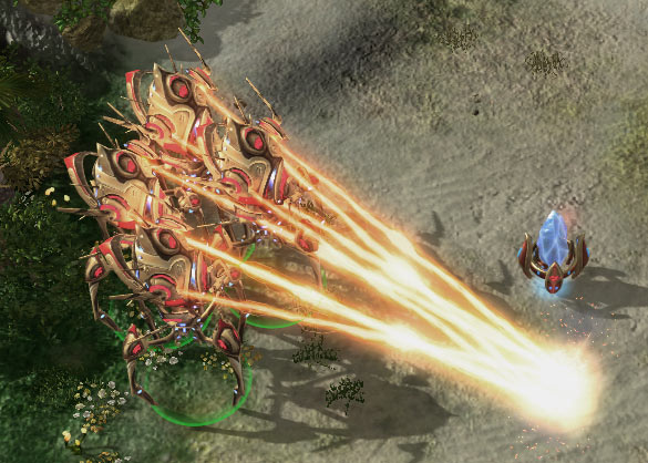 Starcraft II Protoss Colossus