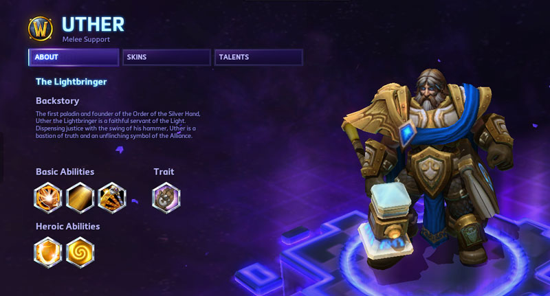 Heroes of the Storm - Uther Gameplay & Build