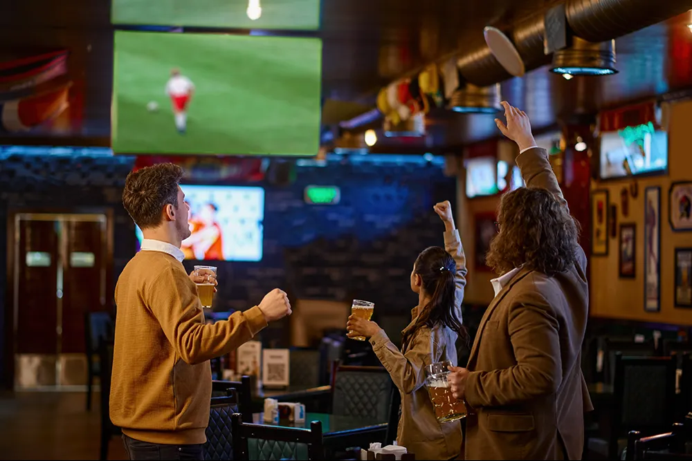 Hospitality venue displays and guest engagement technology