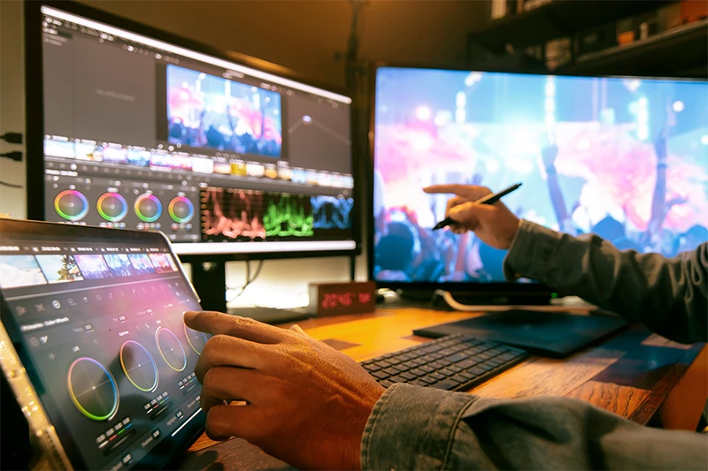Video Editor with multiple screens