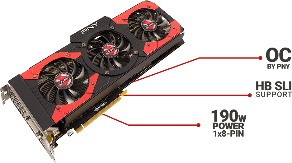 Pny nvidia geforce sales gtx 1070 xlr8 8gb