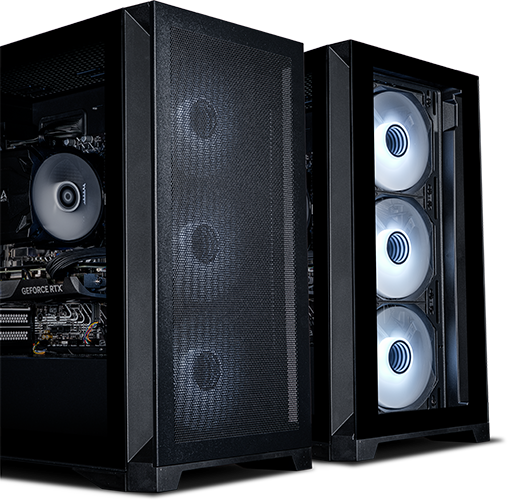Gaming PC with NVIDIA RTX 5070 and AMD Ryzen 5 7500F