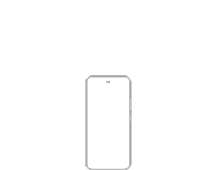 Outline illustration of a smartphone