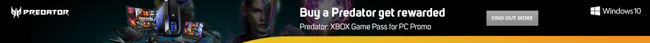 ACER Predator Xbox Pass promotion