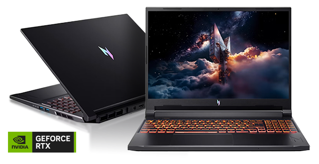 16-inch Nitro V 16 AI AMD GeForce RTX™ 5060 Laptop from Acer.