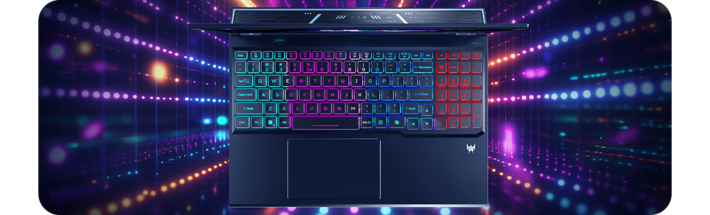 4-zone RGB keyboard