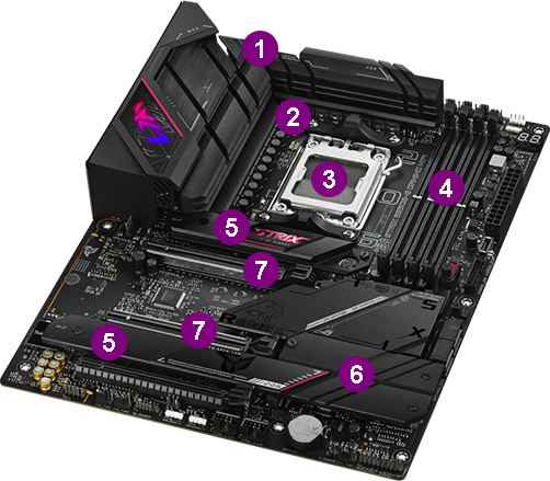 ASUS AMD Ryzen ROG STRIX B650E-E GAMING WIFI 6E AM5 PCIe 5.0 ATX