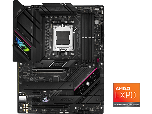 AMD Ryzen 7 7800X3D CPU + ASUS ROG Strix B650E-F GAMING WIFI