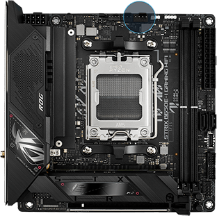 ASUS ROG Strix AMD B650E-I Gaming WiFi PCIe 5.0 DDR5 mini-ITX