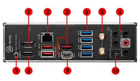 MSI AMD B650M MORTAR WIFI microATX Motherboard LN129283 - MAG