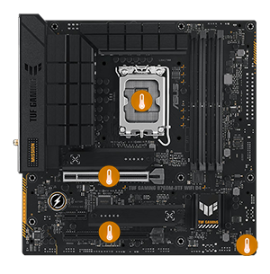 ASUS TUF Intel B760M-BTF WIFI D4 Micro-ATX Motherboard