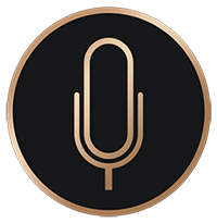Microphone icon.
