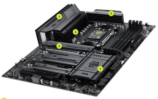 Massive Cooling heatsinks