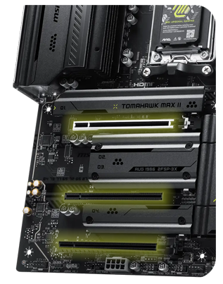 x3 PCIe x16 Slots