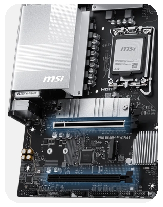 x2 PCIe x16 Slots
