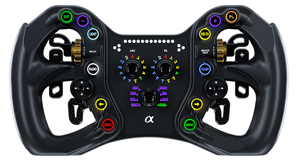 BavarianSimTec Alpha Steering Wheel - Standard Edition