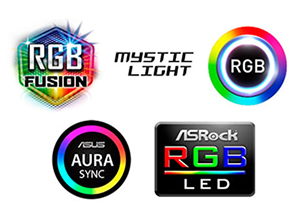 Compatible with popular RGB sync software