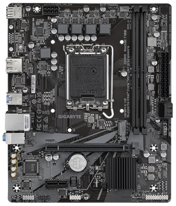 Gigabyte H610M K V2 DDR5 mATX Motherboard for Intel Core 12th and 13th Gen Processors