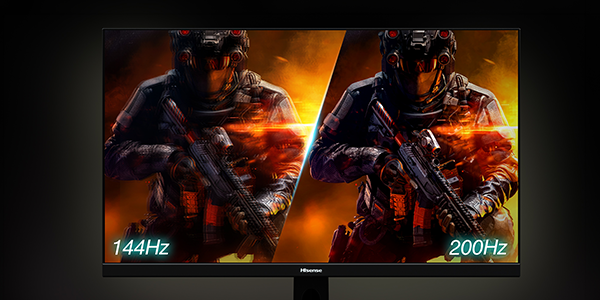 QHD 200Hz High-Speed Display.