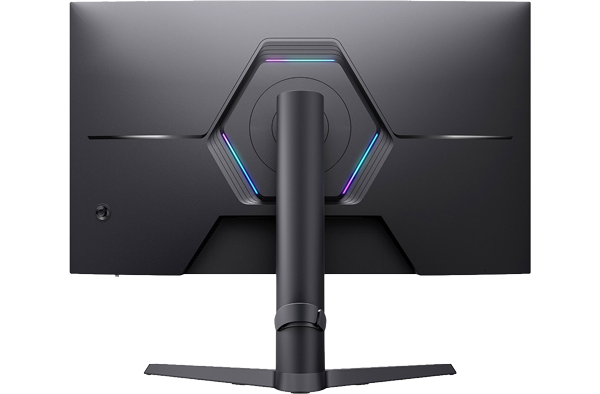 Back of the gaming monitor