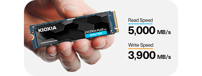 Kioxia Exceria PLUS G3 1TB M.2 PCIe 4 NVMe SSD/Solid State Drive