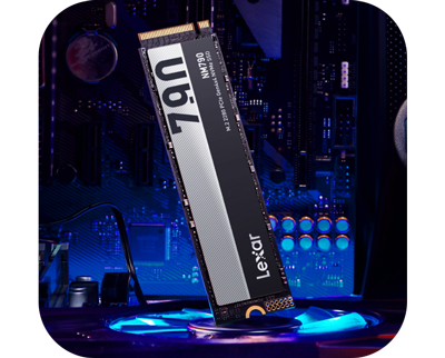 thumbnail image 2 of Lexar 4TB NM790 SSD PCIe Gen4 NVMe M.2 2280 Internal Solid 2 of 11