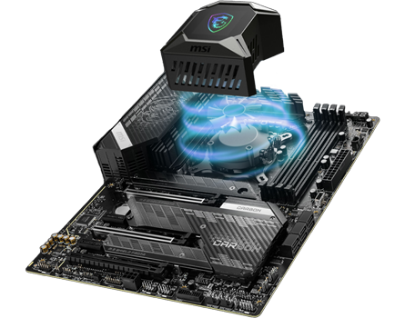 Integrated pump fan