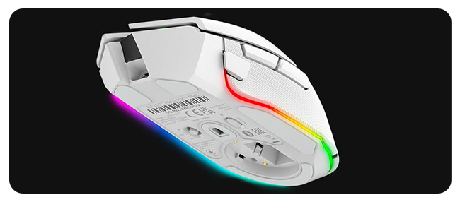 Razer Basilisk V3 Pro White Optical RGB Wireless Gaming Mouse